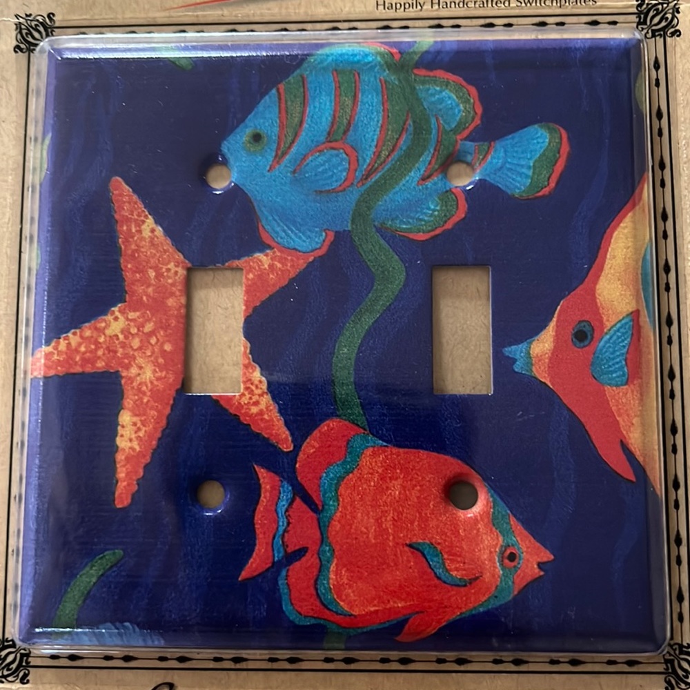 Colorful Fish - Light Switch Plate